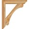 Ekena Millwork Legacy Slat Rough Sawn Bracket w/ Offset Brace, Western Red Cedar, 6"W x 28"D x 32"H BKT0604X28X32LEC06RWR - alternate 4